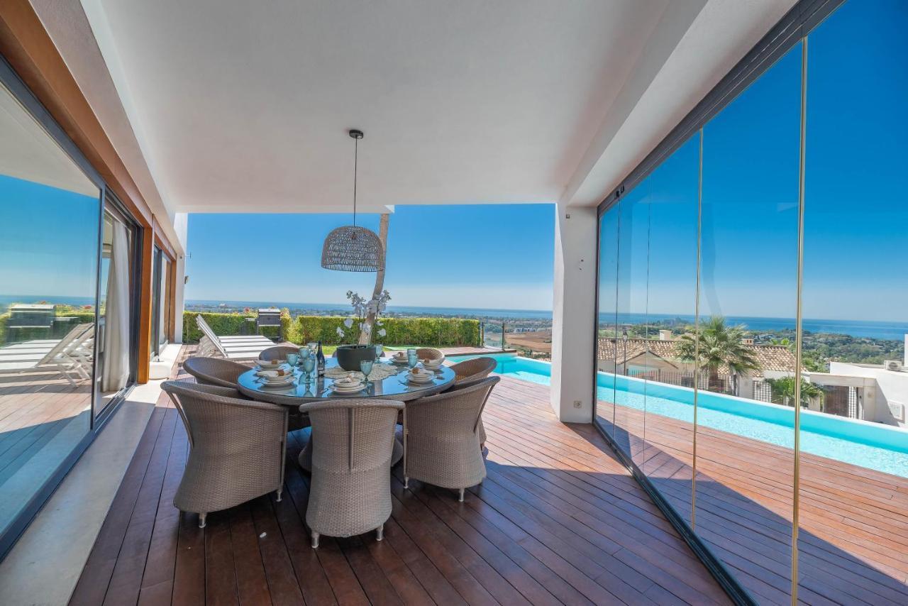 Vacation Marbella I Villa Paraiso The View, Infinity Heated Pool, Sea View, 24-7 Security, Golf Courses Estepona Exteriör bild