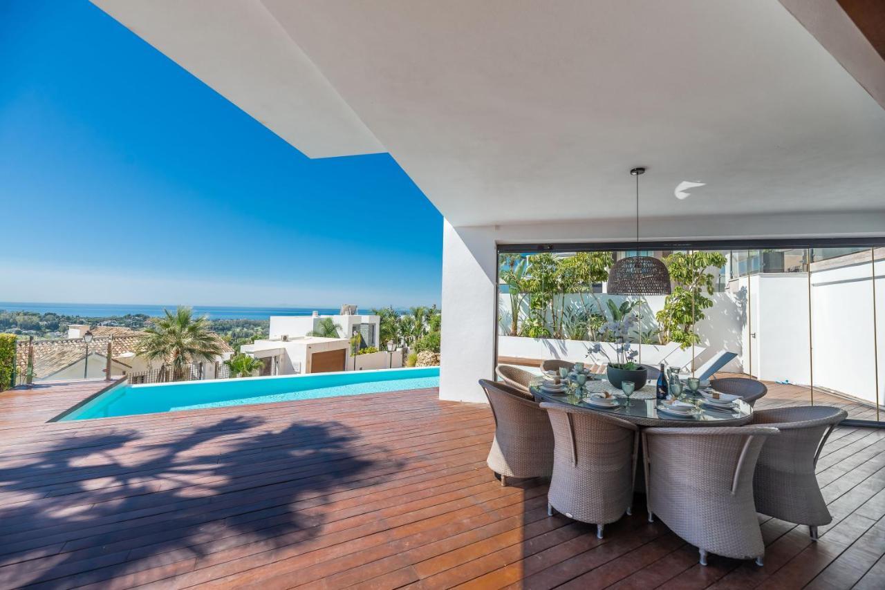 Vacation Marbella I Villa Paraiso The View, Infinity Heated Pool, Sea View, 24-7 Security, Golf Courses Estepona Exteriör bild